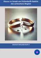Vorschau - Klassenarbeiten - Joseph von Eichendorff: "Das zerbrochene Ringlein" (Klausur + EHZ) (Romantik) - Deckblatt