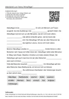 Vorschau - Arbeitsblätter - Arbeitsblätter zum Thema "Altenpfleger" + Lösung & MP3 + Mindmap + Infografik - Deckblatt