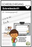 Vorschau - Unterrichtsreihen - Schreiblehrgang Schreibschrift Deutschland – VA Übungsblätter - Deckblatt