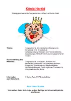Vorschau - Arbeitsblätter - König Harald Text - Deckblatt