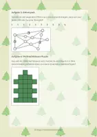 Vorschau - Arbeitsblätter - Weihnachtliche Knobeleien Grundschule - Seite 1