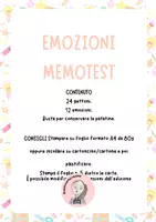 anteprima - Giochi - EMOZIONI MEMORY - Pagina 1