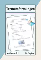 Vorschau - Arbeitsblätter - M-01 Brüche Potenzen Wurzeln Logarithmen - Deckblatt