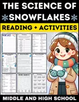 Vorschau - Stundenentwürfe - The Science of Snowflakes Reading Pasage + Activities for Middle and High School - Deckblatt