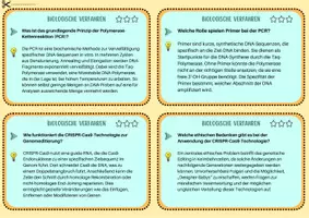 Vorschau - Merkblätter - Biologische Verfahren - Lernkartei (PCR, ELISA, Sequenzierung) - Seite 3