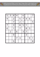 Vorschau - Arbeitsblätter - Sudoku Übung für Grundschüler - Schwierigkeit: Leicht - Seite 3