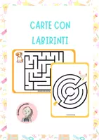 anteprima - Giochi - CARTE CON LABIRINTI - Pagina di copertina