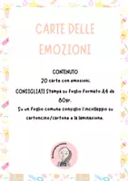 anteprima - Flashcard - CARTE DELLE EMOZIONI - Pagina 2