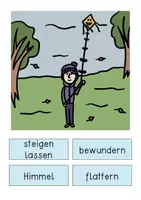 Vorschau - Arbeitsblätter - Bildgeschichte Drachensteigen - Seite 3