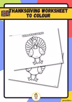 Vista previa - Manualidades / Dibujos para colorear - Thanksgiving worksheet to colour - Portada