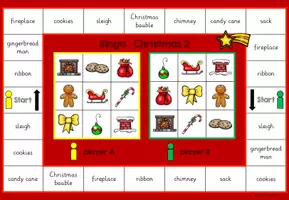 Vorschau - Spiele - Bingo Christmas 2 English game - Seite 1