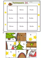 Vorschau - Spiele - Rechenpuzzle Weihnachten ZR 20 ohne ZÜ Mathe Klasse 1 Wichtel - Seite 2