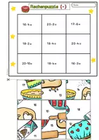 Vorschau - Spiele - Rechenpuzzle Weihnachten ZR 20 ohne ZÜ Mathe Klasse 1 Wichtel - Seite 3