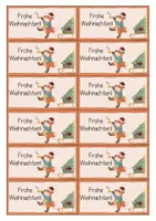 Vorschau - Poster - Fuchsklasse- Weihnachtskärtchen, Geschenkanhänger - Seite 1