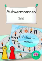 Vorschau - Spiele - Bewegungsspiel Aufwärmrennen - starte die Lektion mit Bewegung - Deckblatt