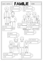 Vorschau - Arbeitsblätter - FAMILIE Einzahl - Mehrzahl - Seite 2
