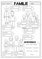 Vorschau - Arbeitsblätter - FAMILIE Einzahl - Mehrzahl - Seite 3