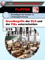 Vorschau - Unterrichtsreihen - Grundbegriffe der FiBu und der KLR unterscheiden (KLR-Flipper 2/19) - Deckblatt