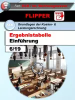 Vorschau - Unterrichtsreihen - Ergebnistabelle/Abgrenzungstabelle einführen (KLR-Flipper 6/19) - Deckblatt