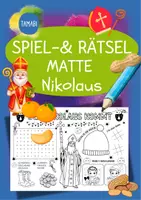 Vorschau - Arbeitsblätter - Ausmalbilder Nikolaus - Spiel- & Rätselmatte "Nikolaus" | Aufgaben für Schnelle | Ich bin fertig Aufgaben | Lückenfüller - Deckblatt