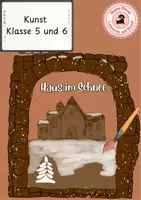Vorschau - Präsentationen/Tafelbilder - Haus im Schnee (durch ein Fenster sehen) - Deckblatt