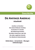 Vorschau - Stundenentwürfe - Die Anfänge Amerikas (Arbeitsheft) - Seite 1