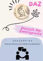 Vorschau - Arbeitsblätter - DAZ Steckbrief - Deckblatt