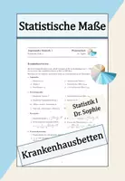 Vorschau - Arbeitsblätter - Lagemaße Streuungsmaße Formmaße Krankenhausbetten Excel - Deckblatt