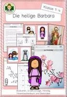 Vorschau - Arbeitsblätter - Die heilige Barbara (Religion Kl.1-4) - Deckblatt