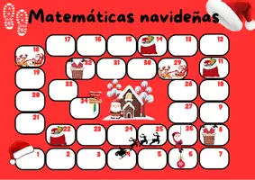 Vista previa - Juegos / Gamificación - Matemáticas navideñas 1º ESO. Números y divisibilidad - página 1