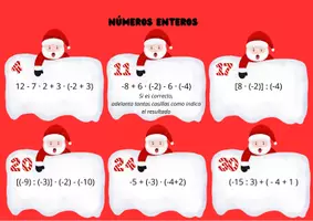 Vista previa - Juegos / Gamificación - Matemáticas navideñas 1º ESO. Números y divisibilidad - página 3