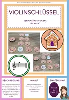 Vorschau - Spiele - Notennamenlegespiel Violinschlüssel Stammtöne - Deckblatt