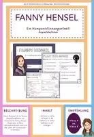 Vorschau - Arbeitsblätter - Fanny Hensel - Materialpaket - Deckblatt
