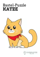 Vorschau - Mal- und Bastelvorlagen - Bastel-Puzzle: Katze | Ausdrucken, Ausmalen, Ausschneiden und Zusammenkleben - Seite 1