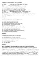 Vorschau - Arbeitsblätter - Past Perfect and Past Perfect Progressive Activities - Seite 1