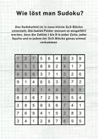 Vorschau - Arbeitsblätter - Sudoku Übung für Fortgeschrittene - Schwierigkeit: Mittel - Seite 1