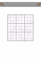 Vorschau - Arbeitsblätter - Sudoku Übung für Fortgeschrittene - Schwierigkeit: Mittel - Seite 2