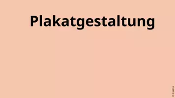 Vorschau - Unterrichtsreihen - Plakatgestaltung mit Übung - fertige Kunststunden (2-3 UE) - Seite 1
