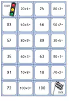 Vorschau - Spiele - FREEBIE: Domino - Zahlenraum 100: Zehner+Einer (2.Klasse) - Seite 1
