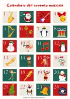 anteprima - Schede informative - Calendario dell'avvento musicale - Pagina di copertina