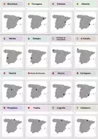 Voorbeeld - Geografie van Spanje (dorpen en steden 1) - Bevat oefeningen - Pagina 2
