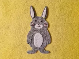 Vorschau - Mal- und Bastelvorlagen - SVG-Datei Hase für den vielfältigen Einsatz im Unterricht - Seite 3