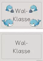 Vorschau - Poster - Klassenschild für deine Wal-Klasse - Seite 2
