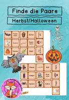 Vorschau - Spiele - Finde die Paare "Herbst und Halloween" - Deckblatt