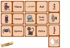 Vorschau - Spiele - Finde die Paare "Herbst und Halloween" - Seite 2