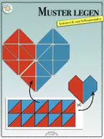 Vorschau - Arbeitsblätter - Muster legen „Herz“ (und andere Formen; koloriert & zum Selbstausmalen; mit Lösungen) - geometrisches Vorstellungsvermögen schulen - Deckblatt