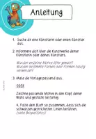 Vorschau - Arbeitsblätter - Künstler mit Klappbildern kennenlernen - Seite 2