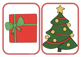 Vorschau - Bildkarten - Flashcards Weihnachten DaF DaZ / Christmas German - Seite 1