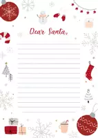 anteprima - Altro tipo di materiale - Set di 40 lettere a Babbo Natale in inglese - Pagina 2