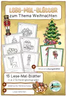 Vorschau - Arbeitsblätter - Wachsendes Materialpaket mit Lese-Malblättern - Seite 1